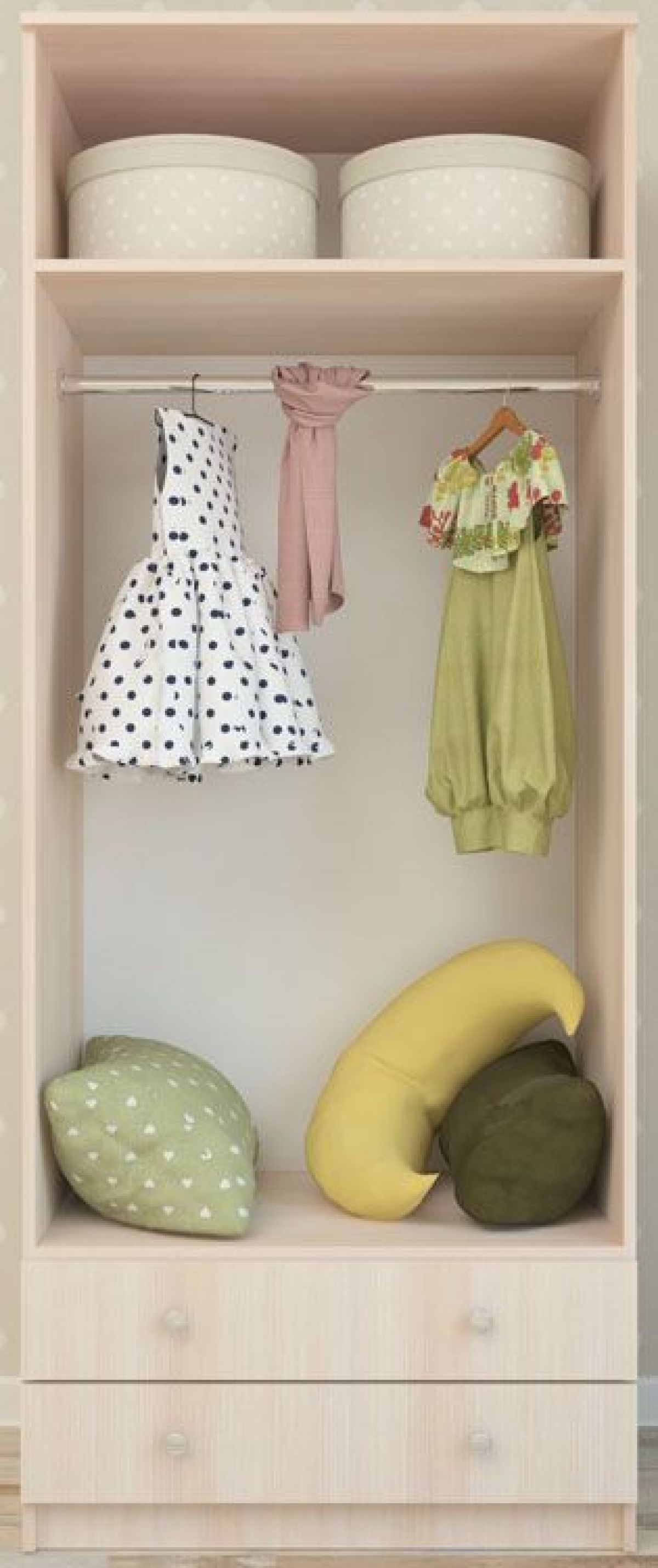 Шкаф Нина (М6) Дуб Молочный | фото 2