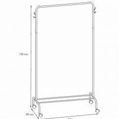 ВНП 299 Ч Вешалка гардеробная "Радуга 2" Черный | фото 2