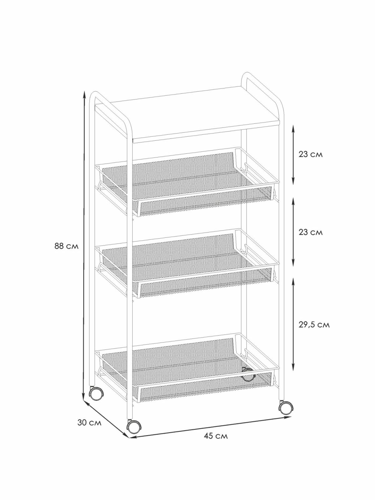 Э 357 Ч Этажерка "Ладья 34КС" Черный | фото 2