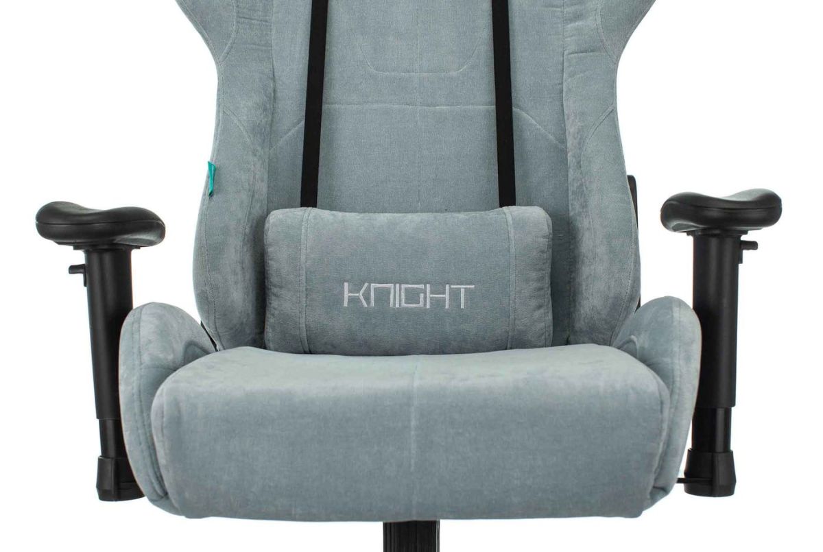 Кресло игровое Бюрократ VIKING KNIGHT LT28 FABRIC серо-голубой | фото 6