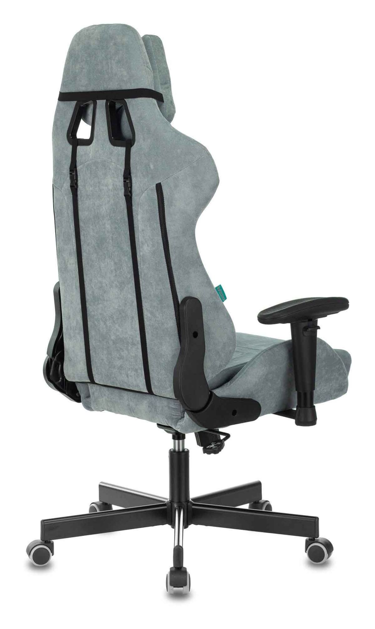 Кресло игровое Бюрократ VIKING KNIGHT LT28 FABRIC серо-голубой | фото 7