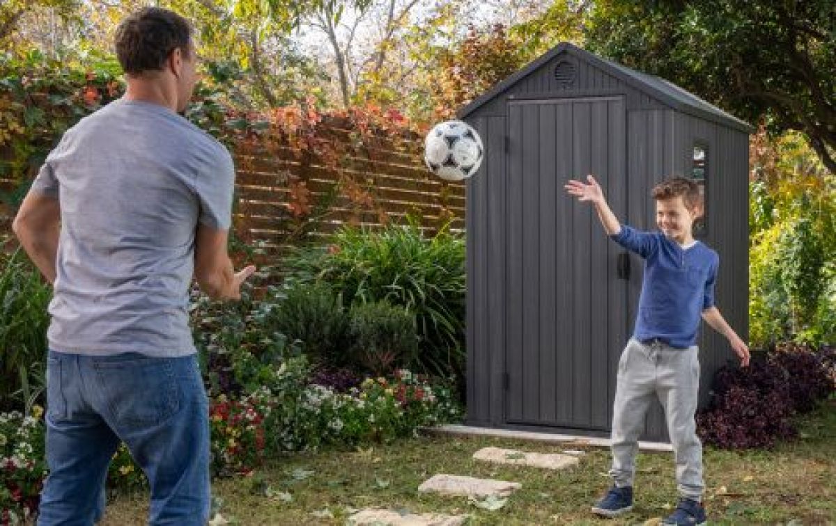 Сарай Дарвин 4х6 (Darwin 4x6) серый | фото 7