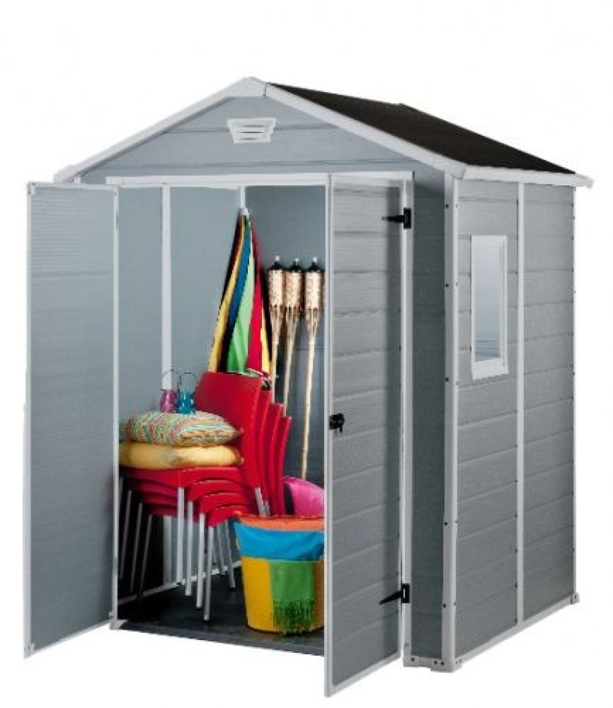 Сарай Манор 6x5DD (Manor 6x5DD) cерый/белый | фото 3